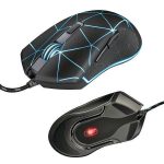 ماوس سیم دار تراست مدل GXT 133 LOCX (نمای کلی و زیر)