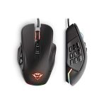 ماوس سیم دار تراست مدل GXT 970 MORFIX CUSTOMISABLE (نمای بالا و بغل)