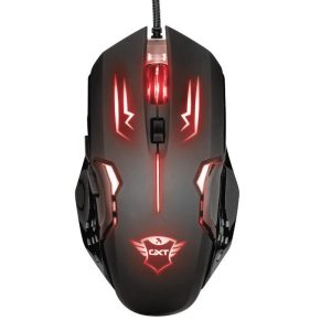 ماوس سیم دار مخصوص بازی تراست مدل GXT 108 Rava illuminated (نمای بالا)