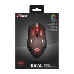 ماوس سیم دار مخصوص بازی تراست مدل GXT 108 Rava illuminated (در بسته بندی)