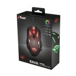 ماوس سیم دار مخصوص بازی تراست مدل GXT 108 Rava illuminated (در بسته بندی)