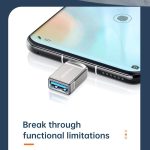 مبدل USB-A 3.0 به Type-C مک دودو مدل OT-8730 (متصل به گوشِی)