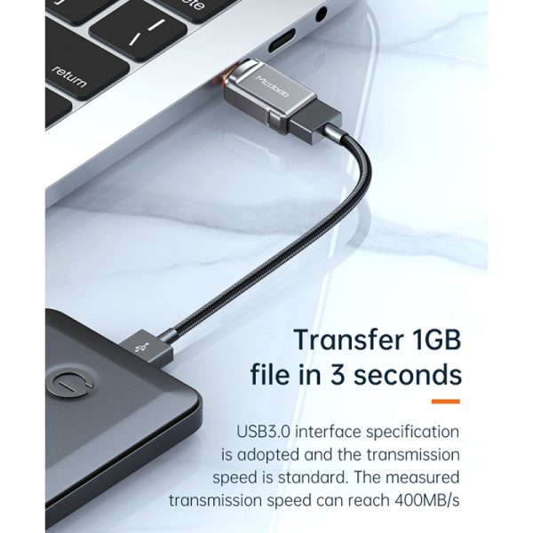مبدل USB-A 3.0 به Type-C مک دودو مدل OT-8730 (اطلاعات)