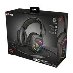 هدست سیم دار مخصوص بازی تراست مدل GXT 450 BLIZZ 7.1 RGB (در بسته بندی)