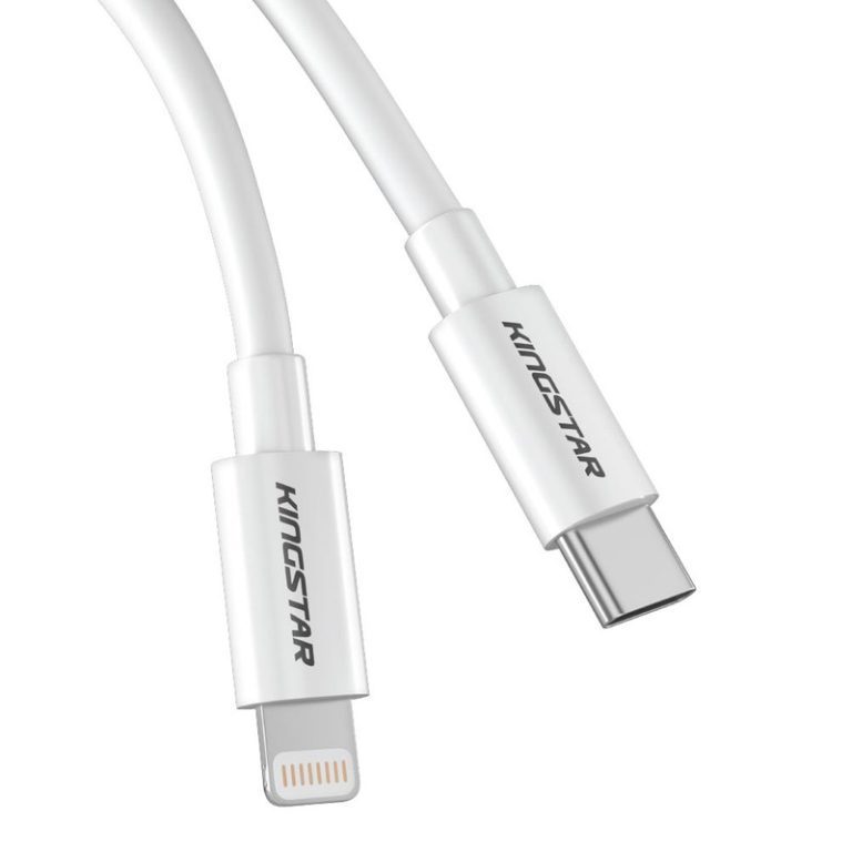 کابل تبدیل USB-C به لایتنینگ کینگ استار مدل K251i (نمای نزدیک)