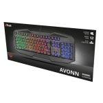 کیبورد سیم دار مخصوص بازی تراست مدل GXT 830-RW AVONN (در بسته بندی)