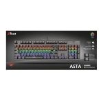 کیبورد سیم دار مخصوص بازی تراست مدل GXT 865 ASTA MECHANICAL (در بسته بندی)