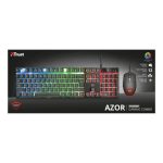 کیبورد و ماوس سیم دار مخصوص بازی تراست مدل GXT 838 Azor (در بسته بندی)