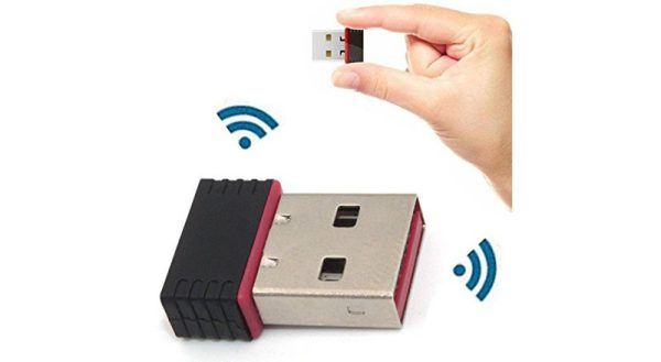 کارت شبکه USB بی سیم بی نت مدل 802.11N (اندازه در دست)