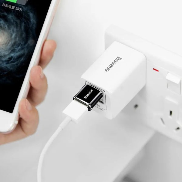 مبدل OTG USB-C باسئوس مدل CATJQ-B01 (نحوه استفاده)