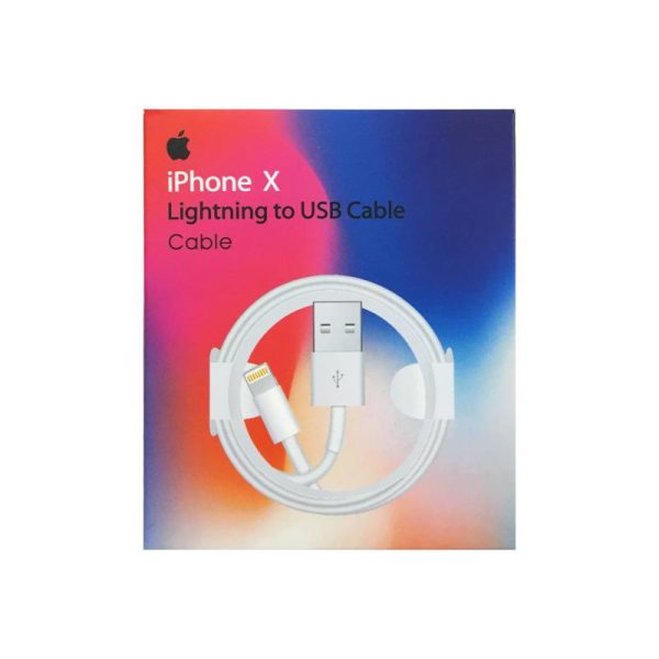 کابل تبدیل USB به لایتنینگ مدل Iphone X (در بسته بندی)