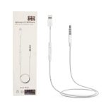 کابل تبدیل لایتنینگ به جک 3.5 AUX Audio مدل MH021 (بسته بندی)