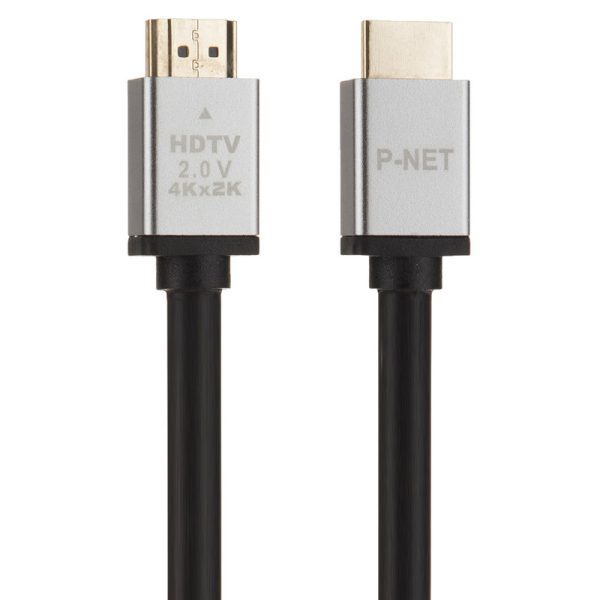 کابل HDMI پی نت مدل HDTV 2.0 طول 3 متر (نمای نزدیک)