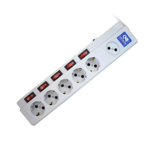 چندراهی برق پارت الکتریک مدل 5+1 کد 2095 (نمای بالا)