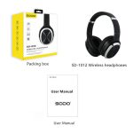 هدفون بلوتوثی سودو مدل SD-1012 (بسته بندی محصول)