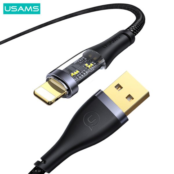 کابل تبدیل USB به لایتنینگ یوسمز مدل US-SJ571 (نمای نزدیک)