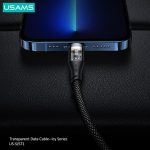 کابل تبدیل USB به لایتنینگ یوسمز مدل US-SJ571 (متصل شده)