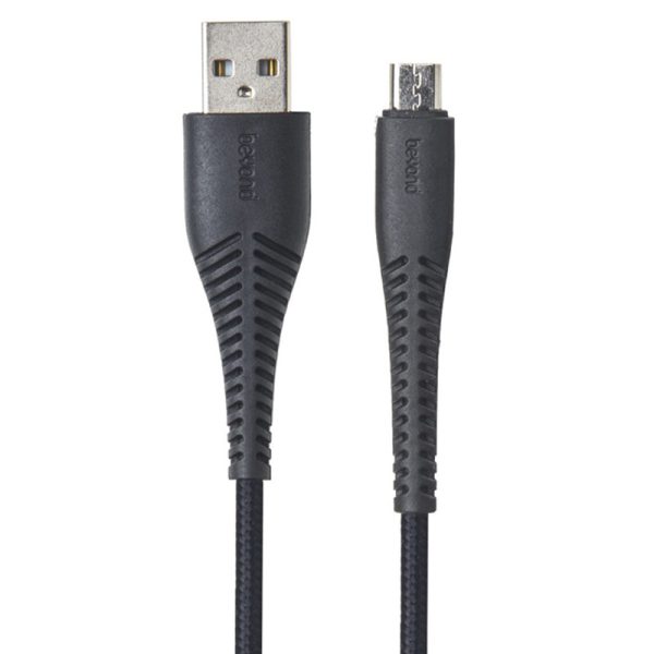 کابل تبدیل USB به MicroUSB بیاند مدل BA-303 (نمای نزدیک)