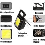 چراغ قوه مدل Cob Rechargable Keychain Light (اطلاعات)
