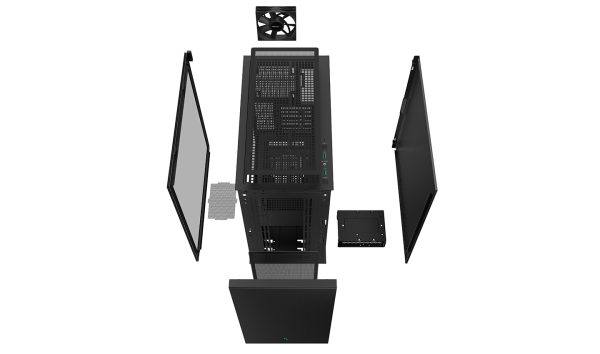 کیس کامپیوتر دیپ کول مدل CH510 (اجزای مختلف)