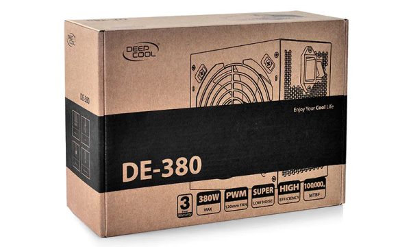 منبع تغذیه کامپیوتر دیپ کول مدل DE380 (در بسته بندی)
