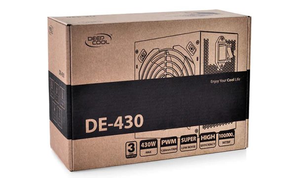 منبع تغذیه کامپیوتر دیپ کول مدل DE430 (در بسته بندی)