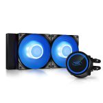 سیستم خنک کننده آبی دیپ کول مدل GAMMAXX L240 A-RGB (نمای روشن)