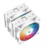 خنک کننده پردازنده دیپ کول مدل AG620 WH ARGB (نمای بالا)