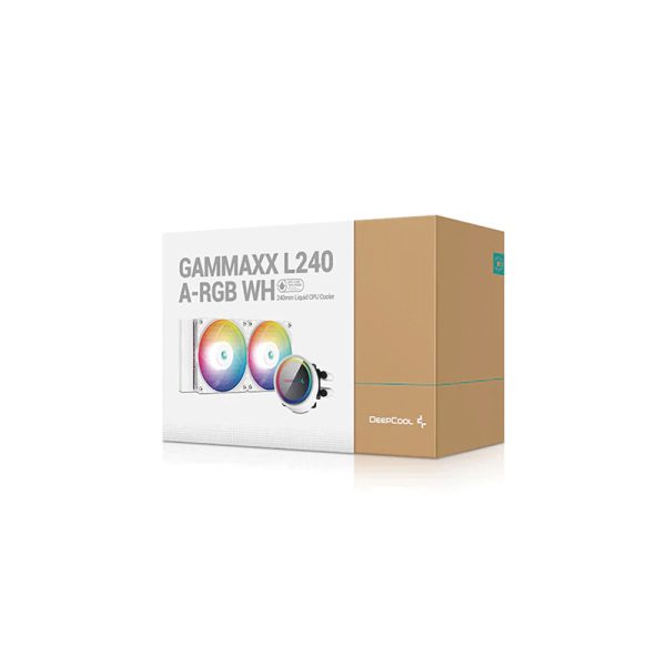 Deepcool GAMMAXX L240 A-RGB WH Liquid Cooling System (در بسته بندی)
