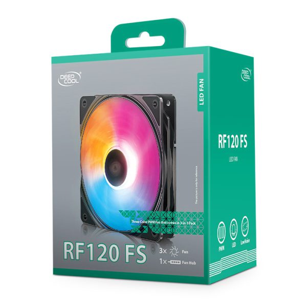 فن کیس دیپ کول مدل RF120 FS بسته 3 عددی (در بسته بندی)