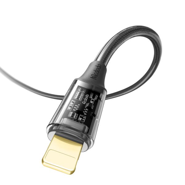 کابل تبدیل USB-C به لایتنینگ مک دودو مدل CA-1590 (نمای نزدیک)