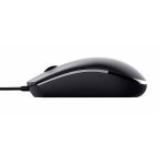 ماوس سیم دار تراست مدل BASI WIRED (نمای بغل)