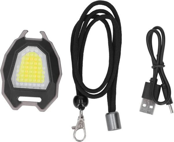 چراغ قوه شارژی همه کاره مدل LED Rechargeable Keychain Light (اقلام همراه)
