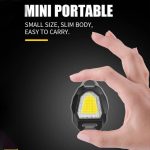 چراغ قوه شارژی همه کاره مدل LED Rechargeable Keychain Light (اندازه در دست)