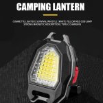چراغ قوه شارژی همه کاره مدل LED Rechargeable Keychain Light (توضیحات)