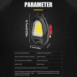 چراغ قوه شارژی همه کاره مدل LED Rechargeable Keychain Light (اطلاعات)