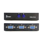 سوییچ دو پورت VGA پی نت مدل VGA-15-2 (نماهای مختلف)