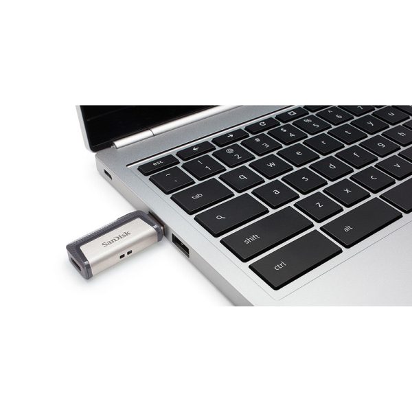 فلش مموری سن دیسک مدل Ultra Dual Drive USB Type-C ظرفیت 64 گیگابایت (متصل شده)