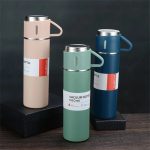 فلاسک مدل کادویی VACUUM FLASK SET گنجایش 0.5 لیتر (رنگبندی)
