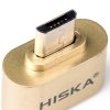 مبدل OTG MicroUSB به USB هیسکا مدل OT-02 (نمای نزدیک)