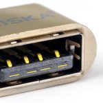 مبدل OTG MicroUSB به USB هیسکا مدل OT-02 (نمای نزدیک)