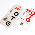 مبدل OTG MicroUSB به USB هیسکا مدل OT-02 (در بسته بندی)