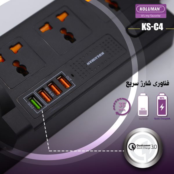 چندراهی برق کلومن مدل KS-C4 (اطلاعات)