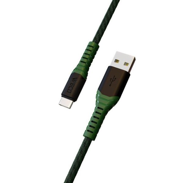 کابل تبدیل USB به USB-C وکو مدل WE-11 (نمای نزدیک)