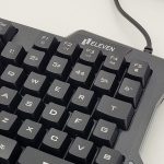 کیبورد سیم دار مخصوص بازی ایلون مدل GK104 (نمای نزدیک)