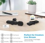 میکروفون یقه ای بی سیم انسر کد Lightning (اطلاعات)