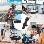 میکروفون یقه ای بی سیم انسر کد Lightning (نمای کلی)