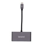 هاب 4 پورت USB-C بیاند مدل BA-404 (نمای کلی)