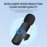 میکروفون یقه ای بی سیم مدل K9 Dual Type-C بسته 2 عددی (توضیحات)