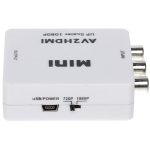 مبدل AV به HDMI مدل MINI (نمای بغل)